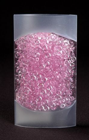 Dekoračné korálky Granulat light pink