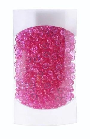 Dekoračné korálky Granulat pink
