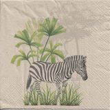 Dekoračné servítky Afrika zebra