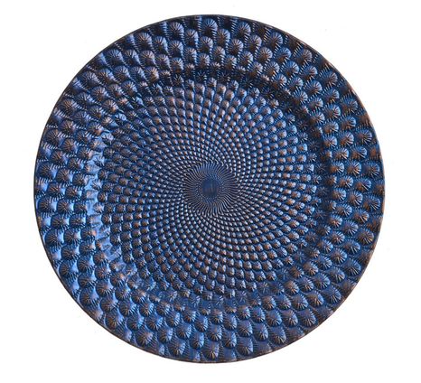 Dekoračný tanier Retro blue