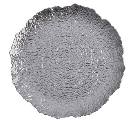 Dekoračný tanier Wave silver