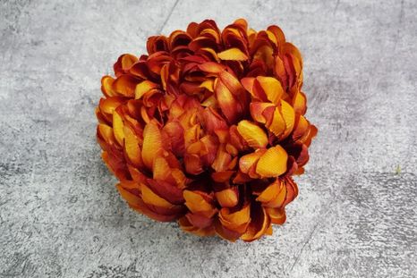 Hlavička chryzantéma Grande fire orange 6ks