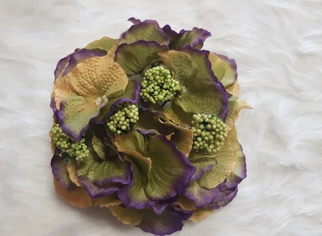 Hlavička hortenzie Hydrangea Green purple
