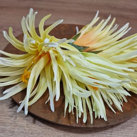 Hlavičky chryzantém Flower mixit 4ks