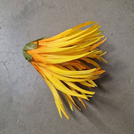 Hlavičky chryzantém Flower orange 4ks