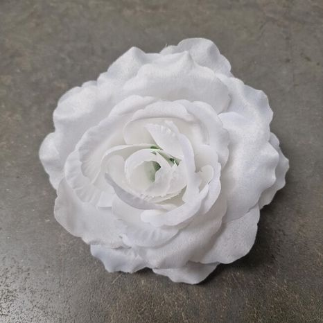Hlavičky ruží Alison white 6ks