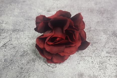 Hlavičky ruží Athena dark burgundy 12ks
