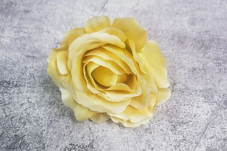Hlavičky ruží Athena mellow yellow 12ks