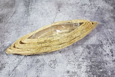 Košík Gold sparkle boat
