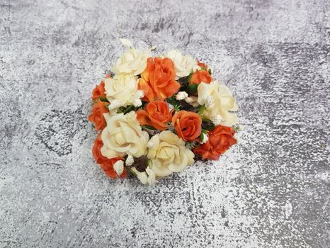 Kvetinový venček Mini cream