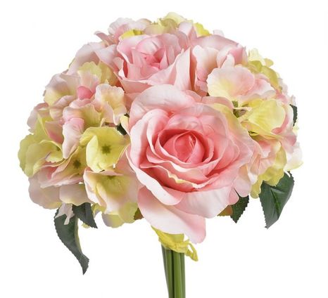 Kytica ruža a hortenzia pink 25cm