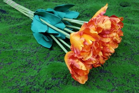 Kytička tulipánov 10ks orange yellow