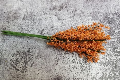 Mini dekoračná kytička orange