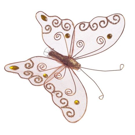 Motýľ na štipci Copper 12ks