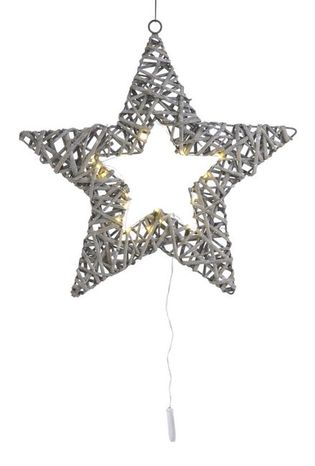 Ratanová svietiaca hviezda 40cm (Poškodené)