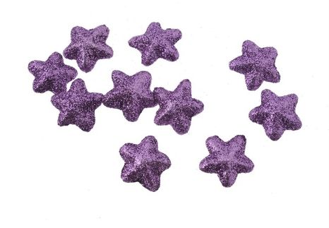 Set hviezdičiek Purple 60ks