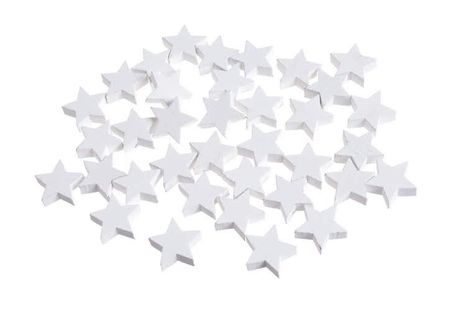 Set hviezdičiek white 36ks