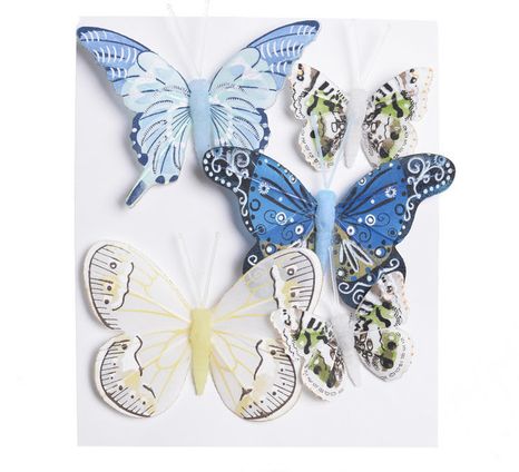 Set motýlikov Blue 5ks