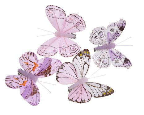 Set motýlikov light purple 8ks