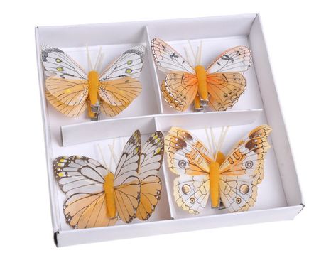 Set motýlikov Orange 8ks