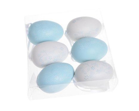Set vajíčok Folklor blue 6ks