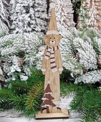 Snehuliak so stromčekom brown Story