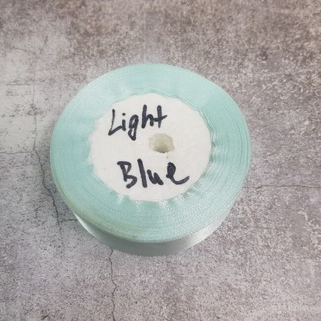 Stuha saténová Light Blue 2,5cm
