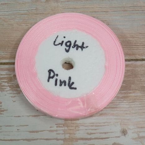 Stuha saténová Light Pink 1,2cm