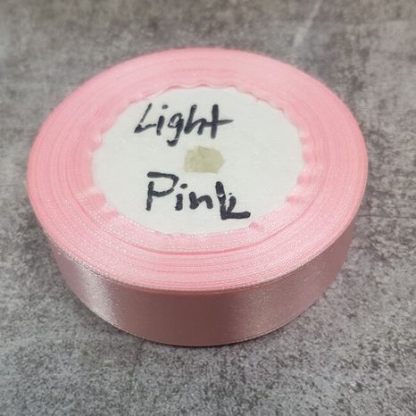 Stuha saténová Light Pink 2,5cm