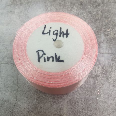 Stuha saténová Light Pink 3,8cm