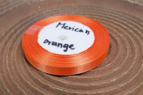 Stuha saténová Mexican Orange 1cm