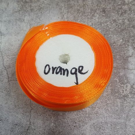 Stuha saténová Orange 2,5cm