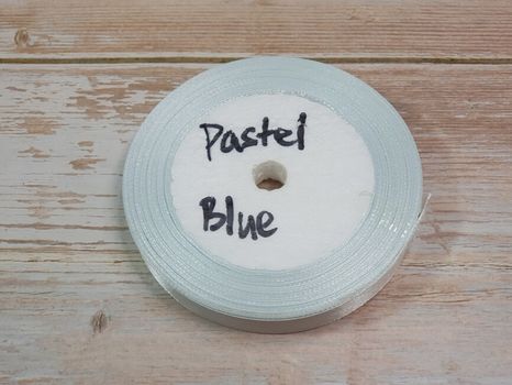 Stuha saténová Pastel Blue 1,2cm
