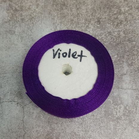Stuha saténová Violet 2,5cm