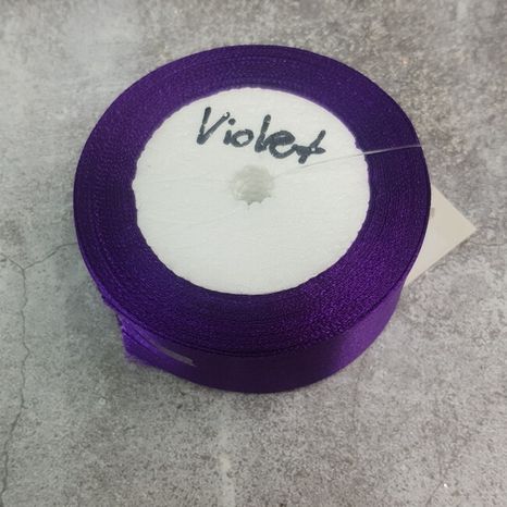 Stuha saténová Violet 3,8cm