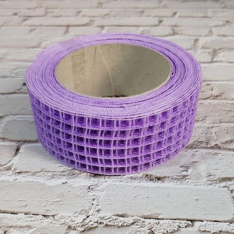 Stuha Sieťka lavender 4,5cm