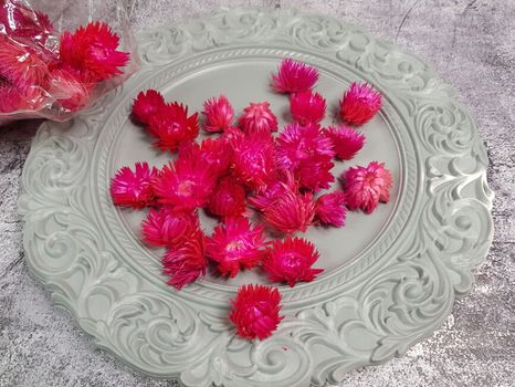Sušené kvety slamienky pink 50g