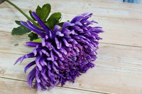 Umelá chryzantéma ihlicová Purple