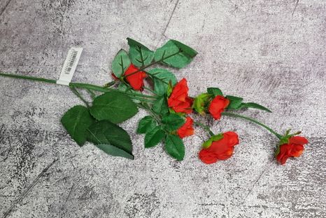 Umelá mini Halúzka ruží Red